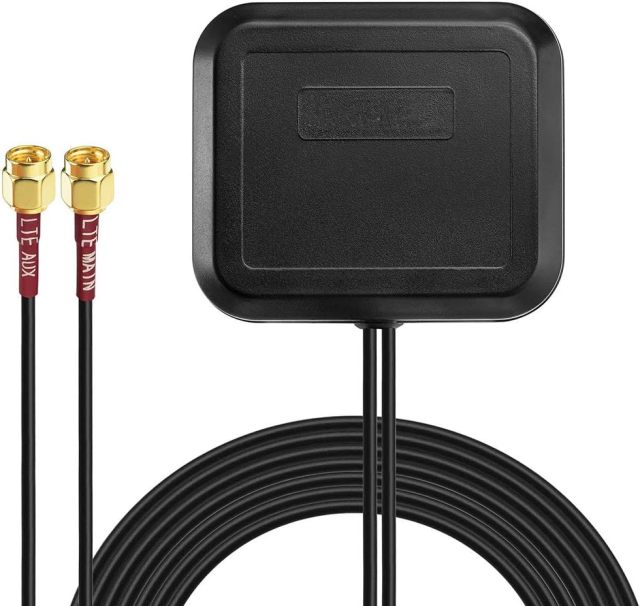 Bingfu 4G LTE Adhesive Magnetic Mount Antenna MIMO SMA Male 4G LTE Antenna Compatible with 4G LTE Wireless Router Home CPE Router Mobile Modem Hotspot Industrial IoT Router Cellular Gateway