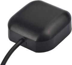 Bingfu Vehicle GPS Navigation Antenna Active GPS Antenna with Fakra C Right Angle Connector Compatible with Car Truck GPS Navigation Receiver System Factory DVD Stereo Head Unit