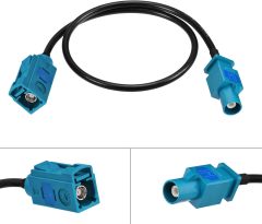 Bingfu Fakra Z Female to Male Vehicle Antenna Extension Cable 30cm 12 inch for Car Stereo Android Head Unit GPS Navigation FM AM Radio Sirius XM Satellite Radio 4G LTE TEL Telematics Bluetooth Module