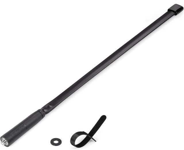 Bingfu Foldable CS Tactical SMA Female Ham Radio Antenna 2-Pack Dual Band VHF UHF 136-520MHz 18.5 inch Antenna for  Baofeng BF-F8HP UV-5R UV-82 BF-888S GT-3 Ham Two Way Radio Walkie Talkie