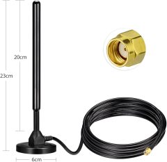 Bingfu Lora Antenna 915mhz 3dbi Helium Miner Magnetic Base HNT Omnidirectional Antennas 10ft Cable for MNTD RAK V2 Nebra Bobcat 300 Sensecap M1 HNT Helium Hotspot Miner SyncroBit Gateway