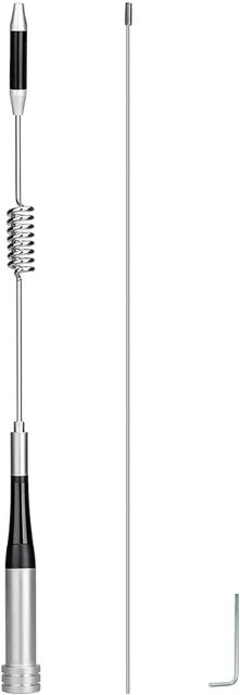 Bingfu Vehicle Dual Band Ham Radio Mobile Radio Antenna PL259 VHF UHF 136-174MHz 400-470MHz Amateur Mobile Transceiver Car Antenna for BTECH ICOM  Midland Yaesu TYT AnyTone Radioddity Cobra
