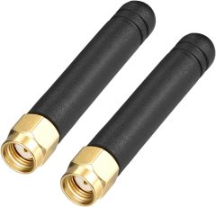 Bingfu Small Dual Band WiFi 2.4GHz 5GHz 5.8GHz MIMO RP-SMA Male Antenna (2-Pack) for FPV WiFi Bluetooth USB Adapter Computer PCIe Card WiFi Router Wireless Back Up Camera