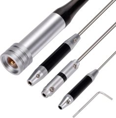 Bingfu Mobile Ham Radio High Gain Antenna Dual Band VHF UHF 144 430MHz Anti-Rust 62inch Antennae PL259 Male Vehicle Car Truck Amateur Radio Two Way Radio Antennas