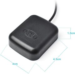 Bingfu Car Dash Cam GPS Antenna Vehicle Dash Camera GPS Antenna Waterproof Hidden Adhesive Mount 3.5mm Plug GPS Antenna for Car Dash Cam Dashboard Camera Safety Vedio DVR Recorder GPS Tracker Receiver