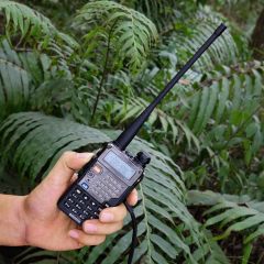 Bingfu Dual Band VHF UHF 136-174MHz 400-470MHz Ham Radio Antenna Handheld Two Way Radio Walkie Talkie SMA Female Soft Antenna 4-Pack for  Wouxun Baofeng BF-F8HP UV-5R UV-82 BF-888S GT-3 Radio