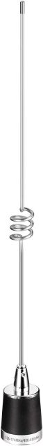 Bingfu VHF UHF 144/430MHz Mobile Radio Antenna Dual Band 136-174MHz 400-470MHz Vehicle Ham Radio NMO Mount Antenna for Car Truck Ham Radio Mobile Radio Amateur Radio Two Way Radio Marine VHF Radio