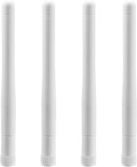 Bingfu External WiFi Antenna RP-SMA 2.4GHz 5GHz 5.8GHz 3dBi Dual Band Wireless Antennas Replacement (4-Pack) for WiFi Router Security IP Camera Access Point USB WiFi Adapter Antennae