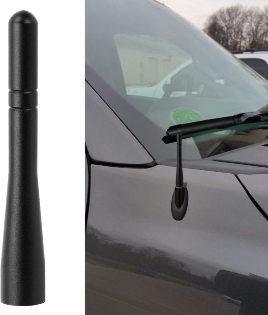 Bingfu Vehicle Short Antenna Mast Car Truck Antenna Replacement for Toyota Tundra Tacoma Sienna FJ Cruiser RAV4 Highlander Corolla Prius Titan XD Frontier Xterra Rogue Juke Murano Note Honda CR-V