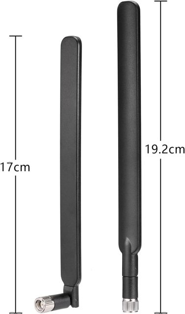 Bingfu Long Range 4g Cellular Trail Camera LTE Antenna 6dBi (RP-SMA Male)(2-Pack) Compatible with Spypoint Link Micro Solar EVO Link S Dark Trail Wildlife Hunting Game Cam Mobile Security Camera