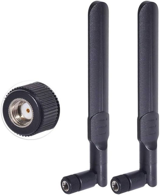 Bingfu Dual Band WiFi 2.4GHz 5GHz 5.8GHz 8dBi RP-SMA Male Antenna 30cm 12 inch RG178 U.FL IPX IPEX to RP-SMA Female Cable 2-Pack for WiFi Router Wireless Mini PCI Express PCIE Network Card Adapter