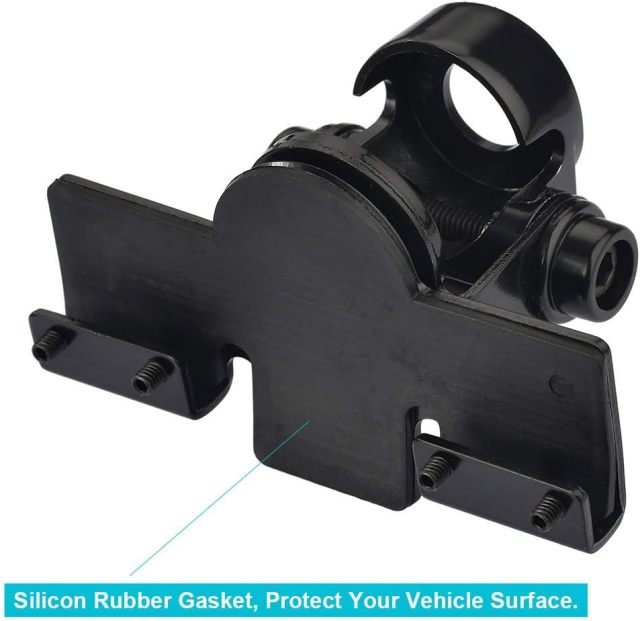 Bingfu Vehicle Mobile Radio Antenna NMO Mount Fix Bracket Lip Mount with UHF PL259 Male Connector 5m 16.5 feet RG58 U Cable for Car Truck Ham Radio Amateur Radio Mobile Radio Antenna