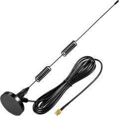 Bingfu Dual Band VHF UHF 136-174MHz 400-470MHz Ham Radio Magnetic Base Antenna Handheld Two Way Radio SMA Male Antenna for Ham Radio Walkie Talkie Icom Yaesu Vertex Standard Horizon Marine VHF Radio