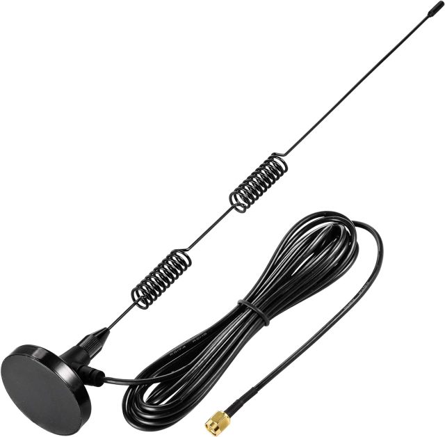 Bingfu Dual Band VHF UHF 136-174MHz 400-470MHz Ham Radio Magnetic Base Antenna Handheld Two Way Radio SMA Male Antenna for Ham Radio Walkie Talkie Icom Yaesu Vertex Standard Horizon Marine VHF Radio