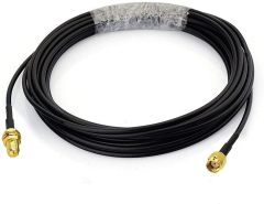 BINGFU RP-SMA Male to RP-SMA Female Bulkhead Mount RG174 WiFi Antenna Extension Coaxial Cable 20 feet for WiFi Router Wireless Network Card USB Adapter Security IP Camera