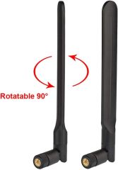 Bingfu 4G LTE 3dBi External SMA Male Antenna (2-Pack) Compatible with 4G LTE Wireless Router CPE Hotspot Industrial IoT Router Cellular Gateway Terminal Outdoor Cellular Security Camera