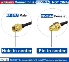 Bingfu WiFi Antenna Extension Cable RP-SMA Male to RP-SMA Female Bulkhead Mount RG174 Coaxial Cable 1m 3 feet for WiFi Router Security IP Camera Wireless Mini PCI Express PCIE Network Card Adapter