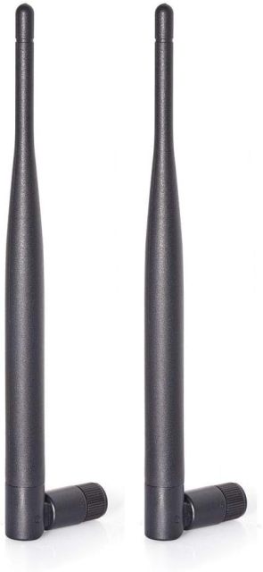 Bingfu 4G LTE Antenna Cellular 6dBi SMA Male Antenna (2-Pack) Compatible with 4G LTE Wireless CPE Router Hotspot Cellular Gateway Industrial IoT Router Trail Camera Game Camera Outdoor Security Camera