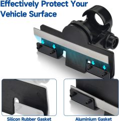 Bingfu High Gain 62inch Mobile Ham Radio Antenna VHF UHF Dual Band 144 430MHz Lip Mount Anti-Rust Antennas PL259 Male 16.5Ft RG58 Cable Vehicle Car Truck Amateur Radio Two Way Radio Antennae