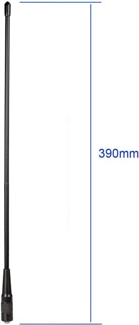 Bingfu Dual Band VHF UHF 136-174MHz 400-470MHz Ham Radio Antenna 2-Pack Walkie Talkie Flexible Whip Antenna SMA Female for Wouxun Baofeng Radios BF-F8HP UV-5R UV-82 BF-888S Two Way Radio