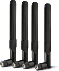 Bingfu 4G LTE Cellular Trail Camera Antenna 8dBi RP-SMA Male Antenna (4-Pack) Compatible with Spypoint Link Micro Solar EVO Link S Dark Wildlife Hunting Game Cam Outdoor Mobile Security Camera