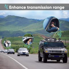 Bingfu Dual Band VHF UHF 136-174MHz 400-470MHz Ham Radio Magnetic Base Antenna Handheld Two Way Radio SMA Female Antenna for Wouxun BaoFeng BF-F8HP UV-5R UV-82 BF-888S Ham Radio Walkie Talkie