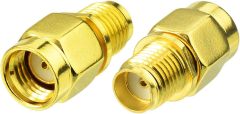 Bingfu RP-SMA Male to SMA Female Antenna Connector Adapter (2-Pack) for FPV Drone Controller WiFi Router PCIE Network Card Adapter Security Camera 4G LTE Cellular Trail Camera Game Camera