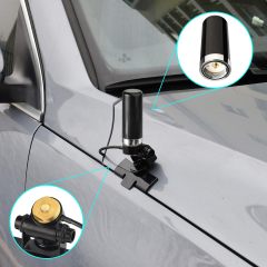 Bingfu Vehicle Ham Radio Mobile Radio Antenna VHF UHF 136-174MHz 400-470MHz Car Truck Amateur Radio NMO Mount Low Profile Antenna with Lip Mount Fixed Bracket PL259 Male 5m 16.5 feet RG58 Cable