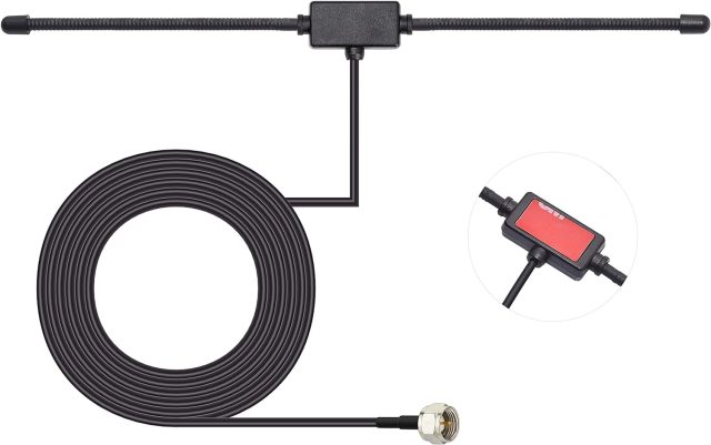 Bingfu FM Dipole Antenna 75 Ohm FM Radio Antenna FM Antenna AM Loop Antenna for Stereo Receiver Indoor Pioneer Onkyo Yamaha Marantz FM Radio Home Stereo Receiver AV Audio Video Home Theater Receiver