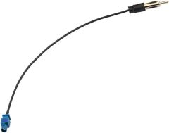 Bingfu Car Antenna Adapter Car Stereo FM AM Radio Antenna Adapter Cable Fakra Z Male to DIN Plug Connector Cable 30cm 1 feet for Car Stereo Audio HD Radio Head Unit CD Media Player Receiver