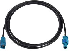 Bingfu Fakra Z Female to Male Vehicle Antenna Extension Cable 2m 6.5 feet for Car Stereo Android Head Unit GPS Navigation FM AM Radio Sirius XM Satellite Radio 4G LTE TEL Telematics Bluetooth Module