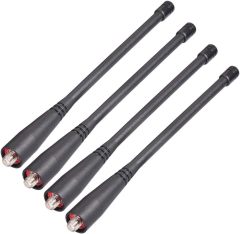 Bingfu Dual Band VHF UHF 136-174MHz 400-470MHz Ham Radio Antenna Handheld Two Way Radio Walkie Talkie SMA Female Soft Antenna 4-Pack for  Wouxun Baofeng BF-F8HP UV-5R UV-82 BF-888S GT-3 Radio