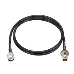 BINGFU RTK Survey GPS Antenna Extension Cable TNC Male to Female Bulkhead Mount RG58 Coax Jumper Cable 1m 3 feet for Vehicle Trimble Topcon Leica Sokkia GNSS RTK Receiver Marine Boat GPS Navigation