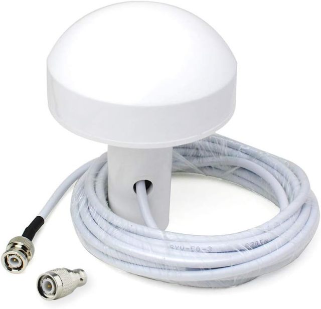 Bingfu Boat Ship Marine GPS Navigation External Antenna (5m Cable) Compatible with Garmin GPSMAP MAP NavTalk StreetPilot Furuno Matsutec Trimble GPS Modem Receiver Unit Transducer Fishfinder Sounder