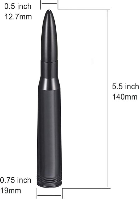 Bingfu Car Truck Bullet Antenna Mast Vehicle Antenna Replacement for Ford F Series F150 Raptor F250 F350 F450 Super Duty Ranger Explorer Dodge RAM 1500 2500 3500 Heavy Duty Classic Pickup Trucks