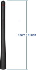 Bingfu Handheld Marine VHF Radio Antenna VHF 136-174MHz Rubber Duck SMA Male Antenna for Standard Horizon HX210 HX870 HX890 HX300 HX380 HX40 HX280 HX290 HX370 Boat Handheld Floating VHF Two Way Radio