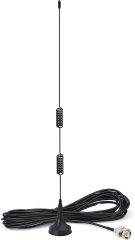 Bingfu 20-1300MHz Police Scanner Antenna Radio Scanner Magnetic Base Antenna HF VHF UHF Ham Radio BNC Male Antenna (2-Pack) Compatible with Uniden Bearcat Whistler Radio Shack Police Radio Scanner