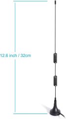 Bingfu Magnetic Base FM Radio Antenna FM Antenna and AM Loop Antenna for Pioneer Onkyo Yamaha Marantz Indoor Digital HD Radio FM Bluetooth Home Stereo Receiver AV Audio Video Home Theater Receiver