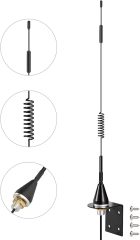 Bingfu 4G LTE 7dBi RP-SMA Male Antenna Outdoor Fixed Bracket Wall Mount Antenna Compatible with 4G LTE Wireless Router Cellular Trail Camera Game Camera Outdoor Security Camera