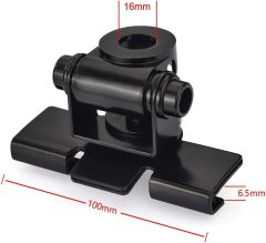 Bingfu Vehicle Mobile Radio Antenna Fix Bracket Mounting Lip Mount with 20 feet UHF PL259 Male to UHF SO239 Female Bulkhead Mount RG58 Cable for Car Truck SUV Ham Radio Amateur Radio