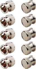 Bingfu BNC Connector Shorting Copper Protecting Dust Cap Protective Cover (10-Pack) for BNC Female Cable Connector Adapter Video Surveillance Camera Socket SDI Monitor Recorder BNC SDI Interface
