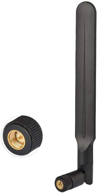 Bingfu 4G LTE 3dBi External SMA Male Antenna (2-Pack) Compatible with 4G LTE Wireless Router CPE Hotspot Industrial IoT Router Cellular Gateway Terminal Outdoor Cellular Security Camera
