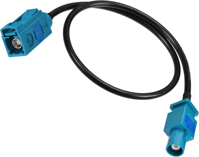 Bingfu Fakra Z Female to Male Vehicle Antenna Extension Cable 30cm 12 inch for Car Stereo Android Head Unit GPS Navigation FM AM Radio Sirius XM Satellite Radio 4G LTE TEL Telematics Bluetooth Module