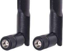 Bingfu Dual Band WiFi 2.4GHz 5GHz 5.8GHz 8dBi MIMO RP-SMA Male Antenna (2-Pack) for WiFi Router Wireless Network Card USB Adapter Security IP Camera Video Surveillance Monitor