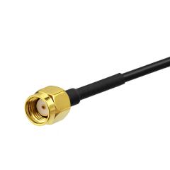 Bingfu WiFi Antenna Extension Cable RP-SMA Male to RP-SMA Female Bulkhead Mount RG174 Coaxial Cable 1m 3 feet for WiFi Router Security IP Camera Wireless Mini PCI Express PCIE Network Card Adapter