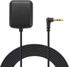 Bingfu Car Dash Cam GPS Antenna Vehicle Dash Camera GPS Antenna Waterproof Hidden Adhesive Mount 3.5mm Plug GPS Antenna for Car Dash Cam Dashboard Camera Safety Vedio DVR Recorder GPS Tracker Receiver