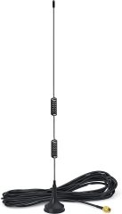 Bingfu Dual Band VHF UHF 136-174MHz 400-470MHz Ham Radio Antenna Handheld Two Way Radio Magnetic Base SMA Male Antenna for Ham Radio Walkie Talkie Icom Yaesu Vertex Standard Horizon Marine VHF Radio