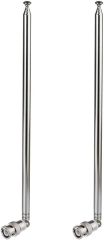 Bingfu Police Radio Scanner Antenna 20-1300MHz 7 Section Telescopic BNC Male Antenna 2-Pack Ham Radio Handheld CB Radio Antenna for Uniden Whistler Police Radio Scanner Two Way Radio Frequency Counter