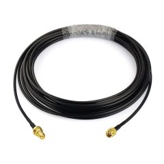 Bingfu WiFi Antenna Extension Cable 2-Pack RP-SMA Male to RP-SMA Female Bulkhead Mount RG174 Cable 20 feet for WiFi Router Security IP Camera Wireless Network Card Adapter
