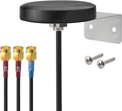 Bingfu 4G LTE MIMO Cellular GPS Fixed Bracket Wall Mount Antenna for 4G LTE GPS Cradlepoint IBR900 IBR1700 Sierra Wireless Airlink MG90 MP70 GX450 RV50 RV50X Industrial Gateway Modem Mobile Router